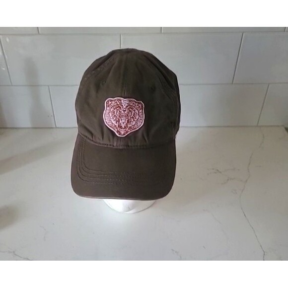 Lucky Brand Bear Head Patch Baseball Cap Hat Distressed One Size FLAW - Picture 3 of 13